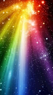 梦幻七彩星空光线背景图