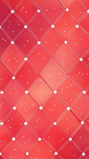 红色菱格纹软包背景