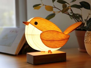 小鸟造型温馨夜灯摆件