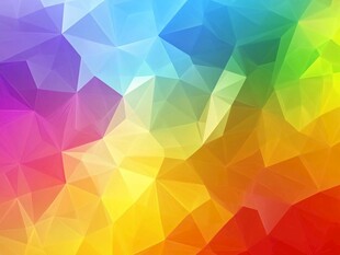 多彩多边形渐变几何背景