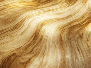 金色飘逸波浪长发纹理