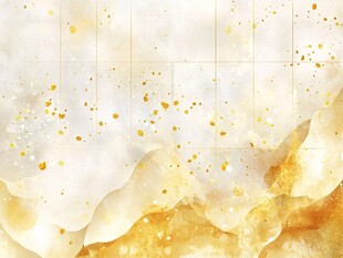 金色水墨风抽象背景纹理