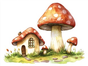 蘑菇小屋 梦幻童话风场景