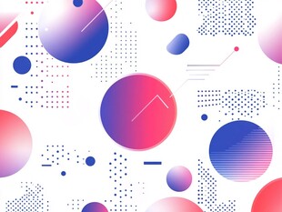 渐变几何图形抽象背景图