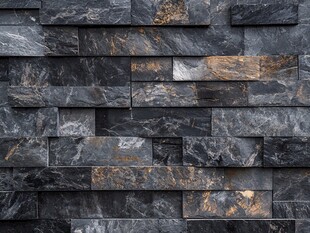 黑色大理石纹理墙面