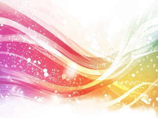 梦幻彩色波浪背景图