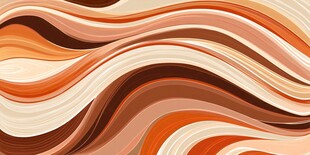 流动暖色波纹抽象背景图