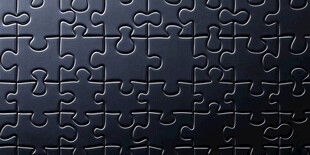 黑色拼图背景纹理