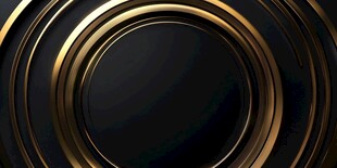 黑金圆环背景