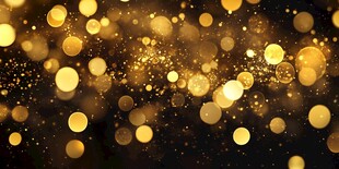 金色光斑背景 璀璨梦幻