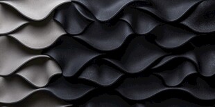 黑色波浪纹理立体背景