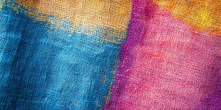 多彩纹理布料特写