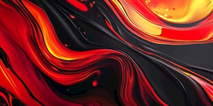 炫彩流动抽象液体图案