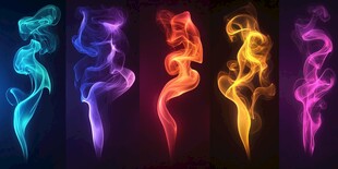 五彩炫光烟雾艺术集合