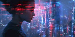 科技融合下的女性侧影