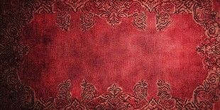 复古红底花纹装饰背景