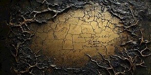 古老斑驳裂纹背景纹理图