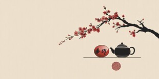中式茶韵 红梅相伴