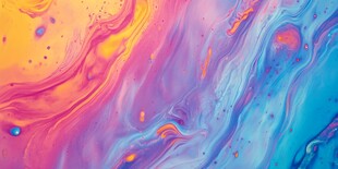 梦幻流体色彩纹理背景图