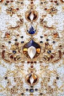 奢华珠宝镶嵌华丽装饰图案