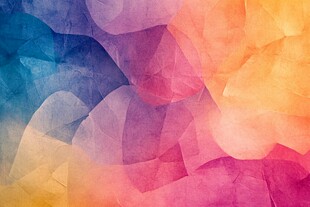 梦幻多彩几何渐变背景图