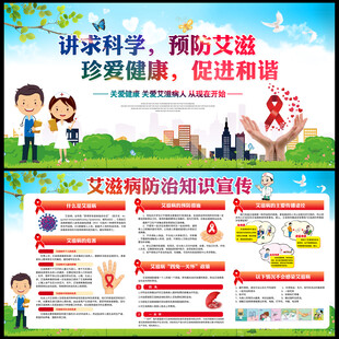 艾滋病预防知识宣传栏