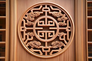 中式木雕窗饰 古韵十足
