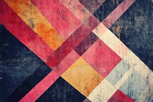 几何拼接复古风抽象背景图