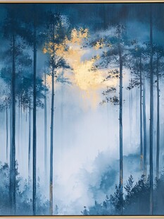 迷雾森林中的光影奇幻