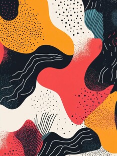 抽象几何图案创意艺术背景