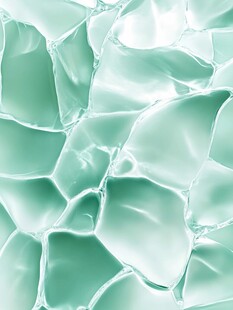 浅绿色碎裂玻璃质感背景
