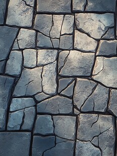 裂纹石块地面纹理特写