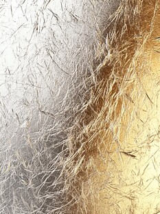 金银交织的绒毛质感纹理