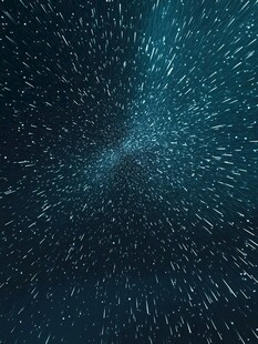星芒四散的深邃宇宙背景