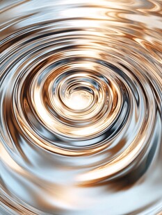 金属质感水波螺旋纹理
