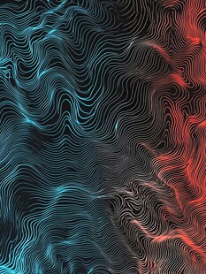 红蓝渐变线条动感纹理图