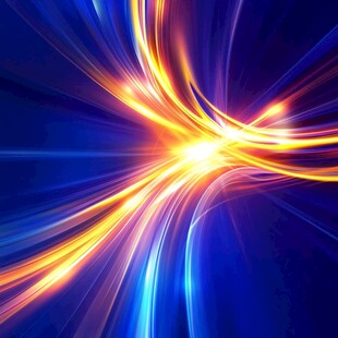 炫彩光线抽象动感背景图