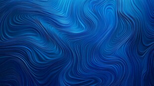 蓝色流动波纹抽象背景图