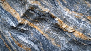 纹理独特的斑斓岩石