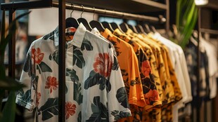 时尚多彩夏装陈列展示