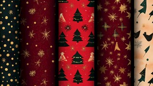 圣诞主题精美图案素材集