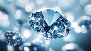 璀璨钻石闪耀梦幻光芒