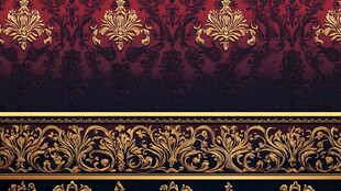 欧式奢华花纹背景图案