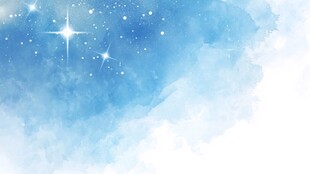 梦幻星空水彩背景图