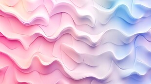 梦幻渐变波浪纹理背景