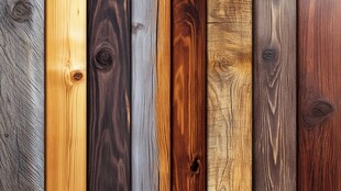 多样木纹木板展示