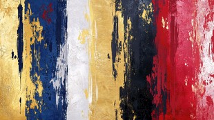 抽象色彩笔触艺术背景图