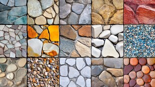 多彩多样的精美石砌图案