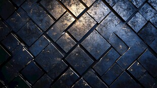 复古金属菱格纹理背景