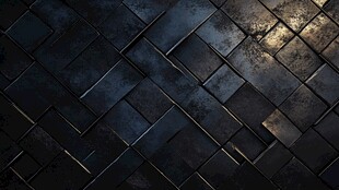 深色金属质感菱形拼接背景